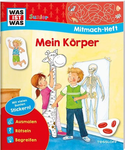 WAS IST WAS Junior Mitmach-Heft Mein Körper, Tatjana Marti - Gebonden - 9783788621773