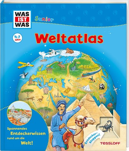 WAS IST WAS Junior Weltatlas für Kinder, Heike Herrmann ;  Christina Braun - Gebonden - 9783788622206