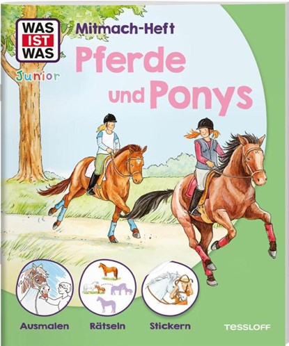 WAS IST WAS Junior Mitmach-Heft Pferde & Ponys, Eva Dix ; Sabine Schuck ; Ida Schuhmann - Gebonden - 9783788622657
