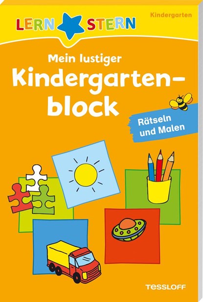 Lernstern: Mein lustiger Kindergartenblock. Rätseln und Malen ab 3 Jahren, niet bekend - Paperback - 9783788626303