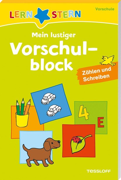 Lernstern: Mein lustiger Vorschulblock. Zählen und Schreiben ab 4 Jahren, niet bekend - Paperback - 9783788626310