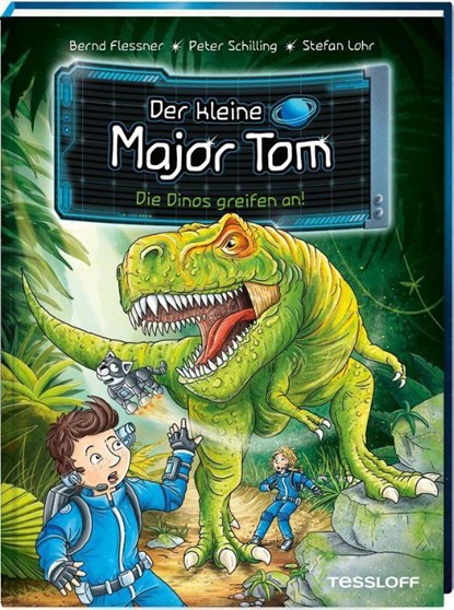 Der kleine Major Tom. Band 19. Die Dinos greifen an!, Bernd Flessner ; Peter Schilling - Gebonden - 9783788642198