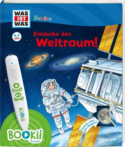 BOOKii® WAS IST WAS Junior Entdecke den Weltraum!, Claudia Kaiser ; Martin Lickleder ; Christina Braun ; Sebastian Haßler - Gebonden - 9783788674922