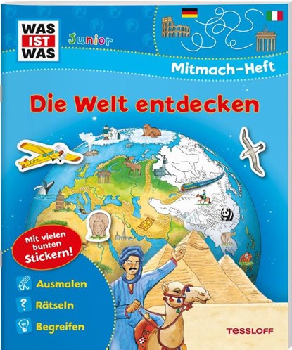 WAS IST WAS Junior Mitmach-Heft Die Welt entdecken, Tatjana Marti - Paperback - 9783788675677