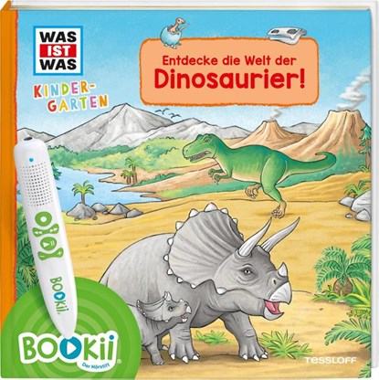 BOOKii® WAS IST WAS Kindergarten Entdecke die Welt der Dinosaurier!, Benjamin Schreuder - Gebonden - 9783788676490