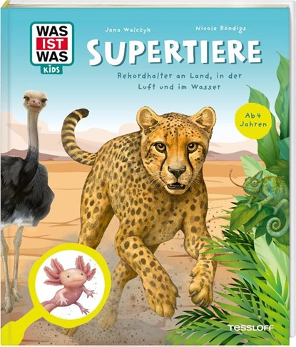 WAS IST WAS Kids Supertiere. Rekordhalter an Land, in der Luft und im Wasser, Nicole Röndigs - Gebonden - 9783788680916