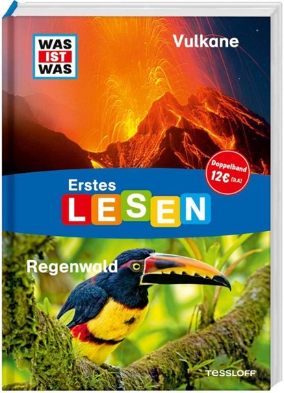 WAS IST WAS Erstes Lesen Doppelband 3.Vulkane/Regenwald, Christina Braun - Gebonden - 9783788681210