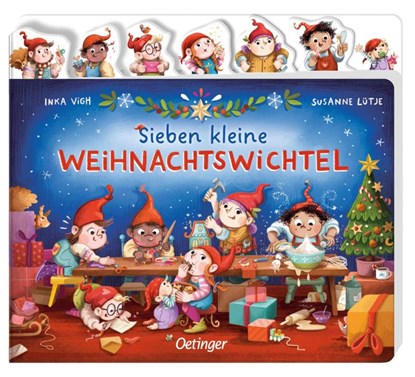 Sieben kleine Weihnachtswichtel, Susanne Lütje - Gebonden - 9783789108129