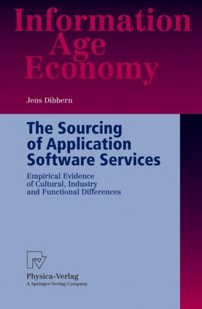 The Sourcing of Application Software Services, niet bekend - Paperback - 9783790802177