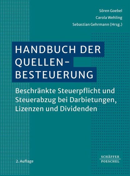 Handbuch der Quellenbesteuerung, Sebastian Gehrmann ; Katja Nakhai ; Carola Wehling - Gebonden - 9783791054247