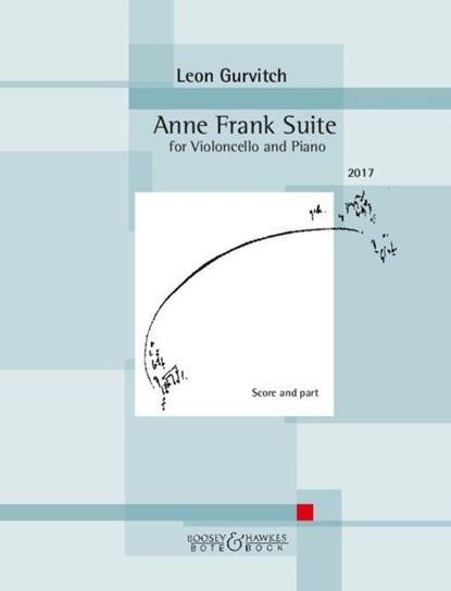 Anne Frank Suite. Violoncello und Klavier, Leon Gurvitch - Gebonden - 9783793145257
