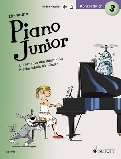 Piano Junior: Konzertbuch 3, Hans-Günter Heumann - Gebonden - 9783795706166