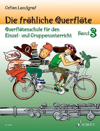 Die fröhliche Querflöte Band 3 und Spielbuch 3, Gefion Landgraf - Gebonden - 9783795708948
