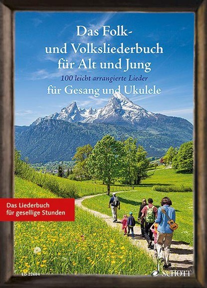 Das Folk- und Volksliederbuch für Alt und Jung. Gesang und Ukulele Liederbuch, niet bekend - Paperback - 9783795711115