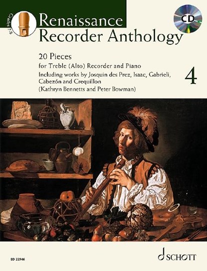 Renaissance Recorder Anthology 4, Kathryn Bennetts ; Peter Bowman - Gebonden - 9783795715083