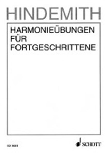 Hindemith, P: Harmonieübungen f. Fortgeschrittene 2, HINDEMITH,  Paul - Paperback - 9783795716035