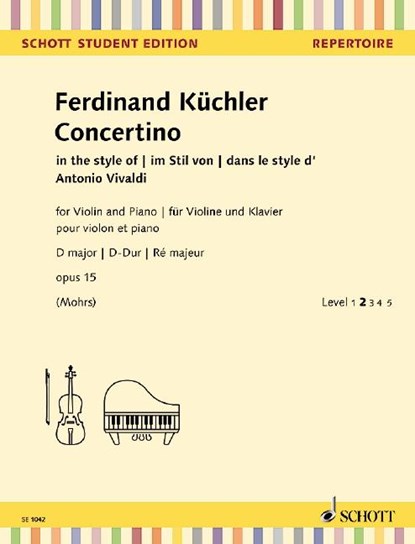 Concertino D-Dur, Ferdinand Küchler - Gebonden - 9783795716660