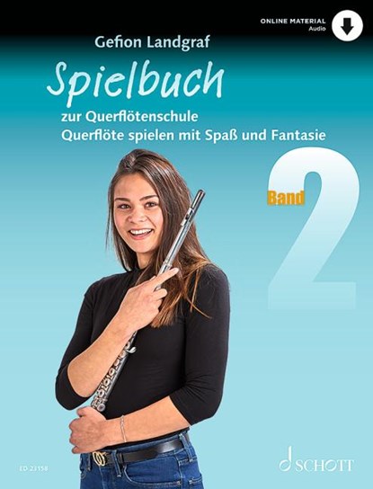 Querflötenschule Spielbuch 2, Gefion Landgraf - Gebonden - 9783795717353