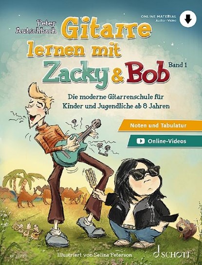Gitarre lernen mit Zacky & Bob, Peter Autschbach - Paperback - 9783795721763