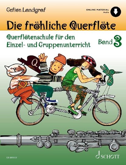 Die fröhliche Querflöte 3, Gefion Landgraf - Gebonden - 9783795721893