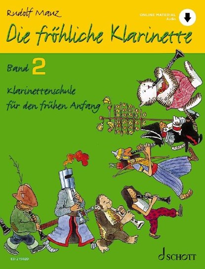 Die fröhliche Klarinette Band 2, Rudolf Mauz - Gebonden - 9783795724252