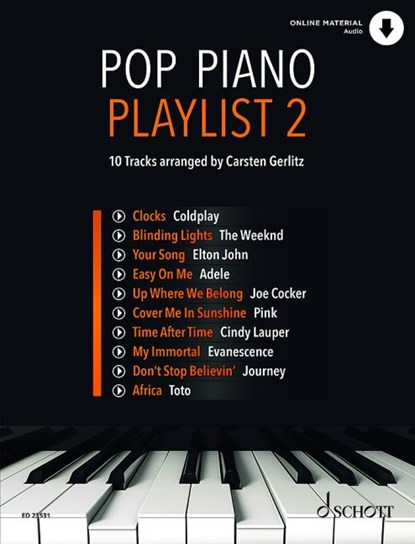 Pop Piano Playlist 2, niet bekend - Gebonden - 9783795724405