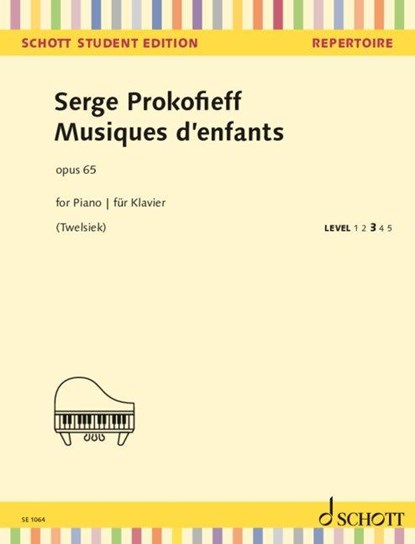 Prokofieff: Musiques D'enfants Op. 65 for Piano, Sergej Prokofjew - Paperback - 9783795732615