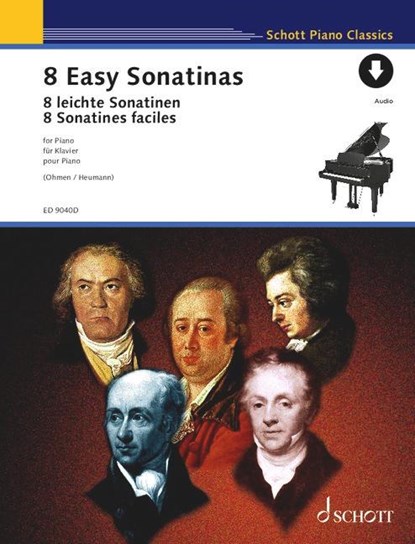 8 leichte Sonatinen, Hans-Günter Heumann ; Wilhelm Ohmen - Gebonden - 9783795732677