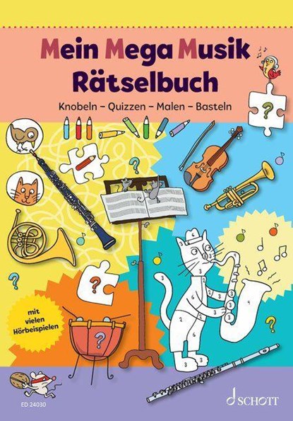 Mein Mega Musik Rätselbuch, Maren Blaschke ; Anna Schieren - Paperback - 9783795734480
