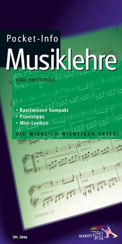 Pocket-Info Musiklehre, Hugo Pinksterboer ;  Bart Noorman - Paperback - 9783795755300