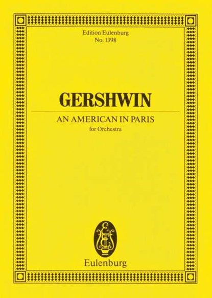 An American In Paris, GEORGE GERSHWIN - Paperback - 9783795762124