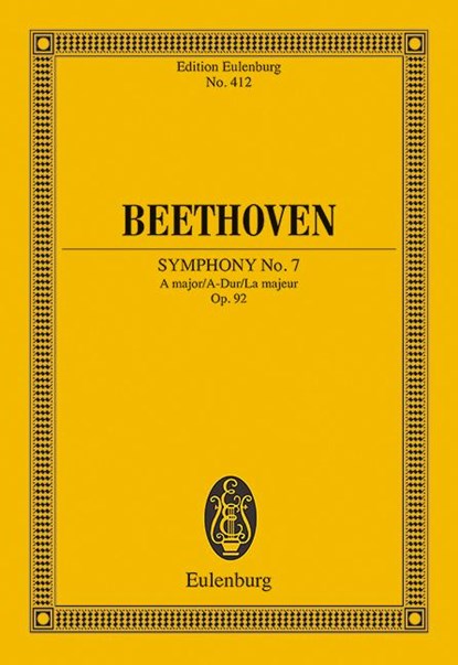 Sinfonie Nr. 7 A-Dur, Ludwig van Beethoven - Gebonden - 9783795771935