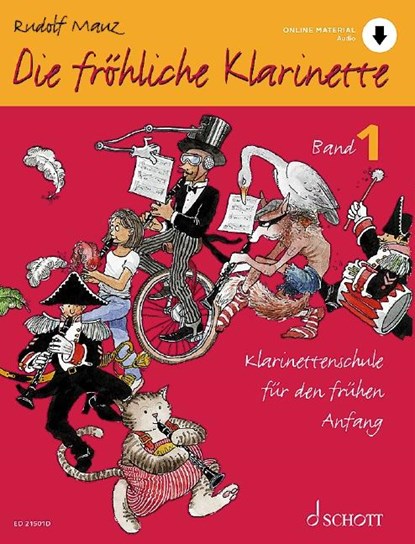 Die fröhliche Klarinette, Rudolf Mauz - Gebonden - 9783795798949