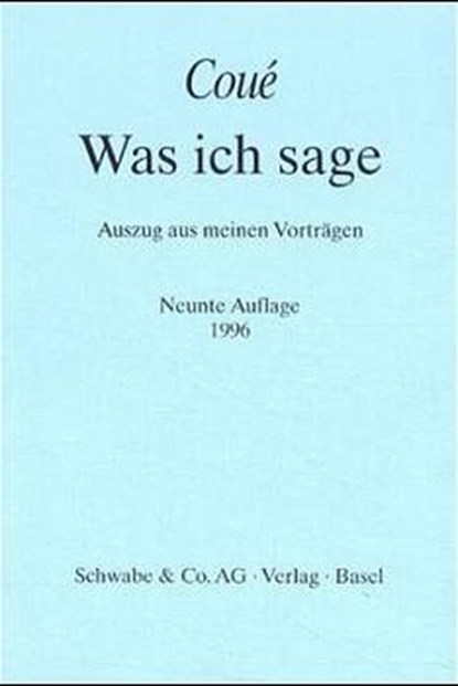 Was ich sage, Emil Coué - Paperback - 9783796506093