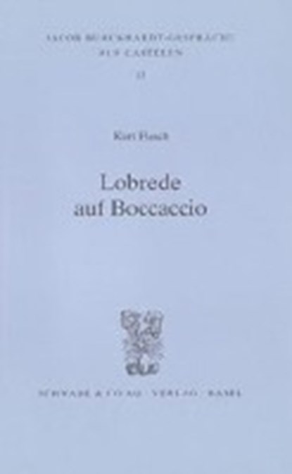 Flasch, K: Lobrede auf Boccaccio, FLASCH,  Kurt - Paperback - 9783796519710
