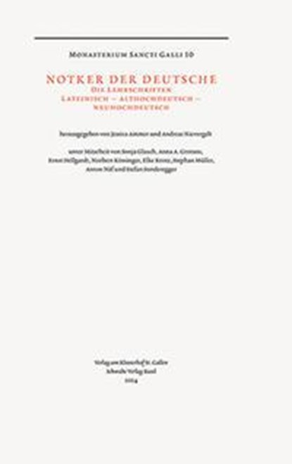 Notker der Deutsche, Jessica Ammer ; Andreas Nievergelt - Gebonden - 9783796551024