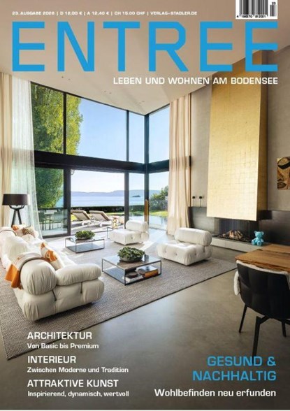 ENTREE - Leben und Wohnen am Bodensee, Wolfgang Scheide - Gebonden - 9783797707987