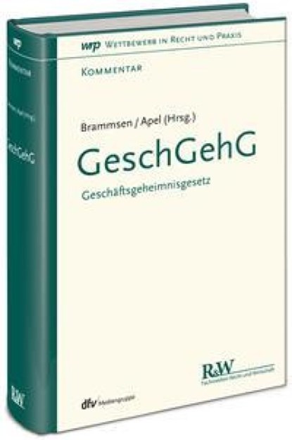 GeschGehG, Jörg Brammsen ; Simon Apel - Gebonden - 9783800516803
