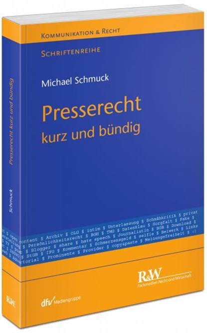 Presserecht, Michael Schmuck - Paperback - 9783800517015