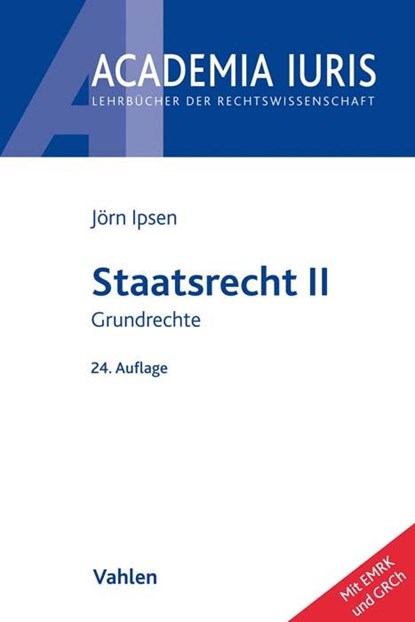 Staatsrecht II, Jörn Ipsen - Paperback - 9783800666195
