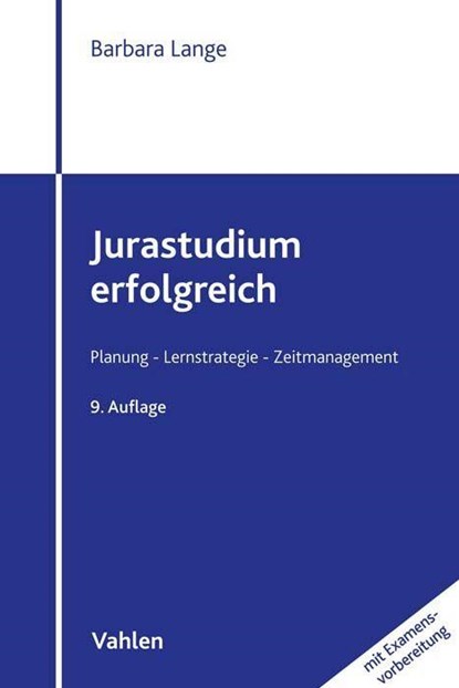 Jurastudium erfolgreich, Barbara Lange - Paperback - 9783800668717