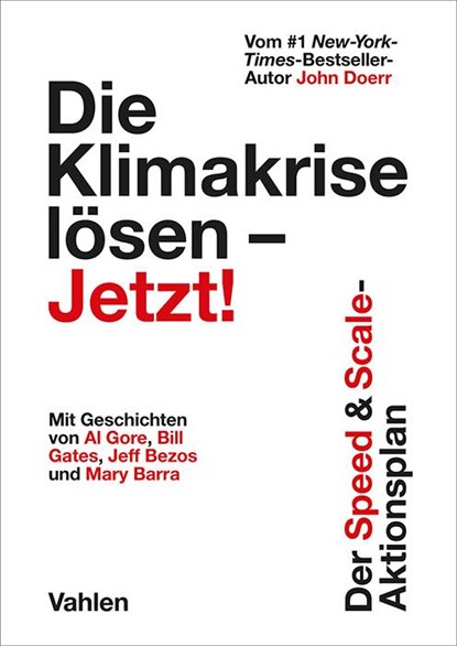 Die Klimakrise lösen - Jetzt!, John Doerr - Paperback - 9783800669653