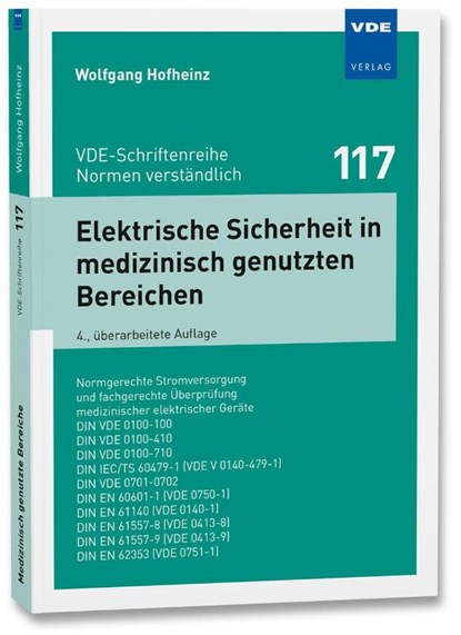 Elektrische Sicherheit in medizinisch genutzten Bereichen, Wolfgang Hofheinz - Paperback - 9783800747450