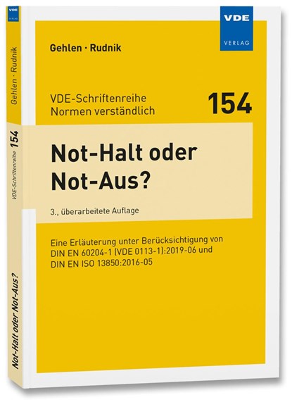 Not-Halt oder Not-Aus?, Patrick Gehlen ;  Siegfried Rudnik - Paperback - 9783800751327