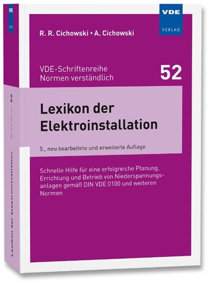 Lexikon der Elektroinstallation, Rolf Rüdiger Cichowski ; Anjo Cichowski - Paperback - 9783800751631