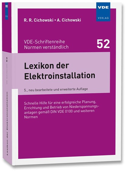 Lexikon der Elektroinstallation, Rolf Rüdiger Cichowski ;  Anjo Cichowski - Paperback - 9783800751631