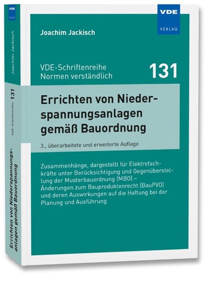 Errichten von Niederspannungsanlagen gemäß Bauordnung, Joachim Jackisch - Paperback - 9783800754380