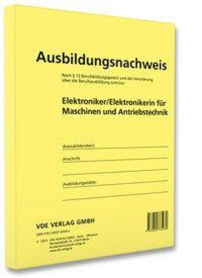 Ausbildungsnachweis Elektroniker/Elektronikerin für Maschinen und Antriebstechnik, niet bekend - Paperback - 9783800765980