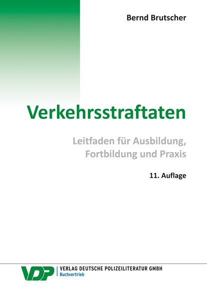 Verkehrsstraftaten, Bernd Brutscher - Paperback - 9783801109035