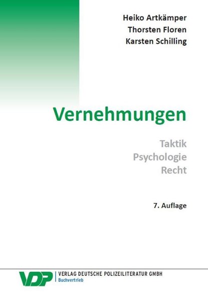 Vernehmungen, Heiko Artkämper ; Karsten Schilling ; Thorsten Floren - Paperback - 9783801109530